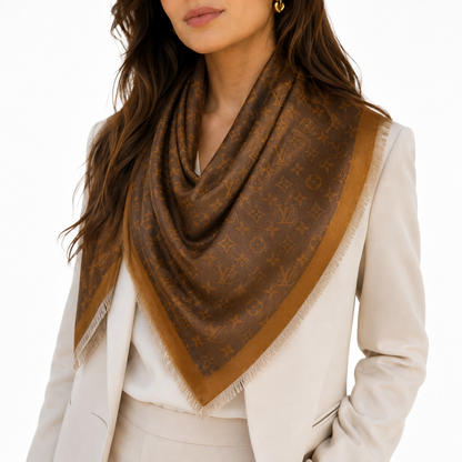 Bufanda Monogram Cognac